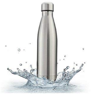 Steel Bottle Stainless Steel Water Bottle 500ml Thermosteel Bottles Metal Double Wall Vacuum Insulated Keeps Cold and Hot 24 Hours Flask for Men Women
