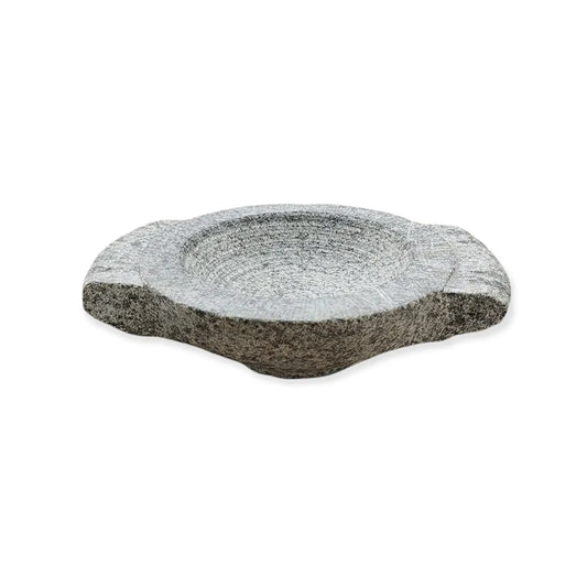 EZAHK Bowl Urli Table Accents for Decoration | Urli Bowl for Home Decor | Gift Item Table Decorative Showpiece(8 inch), Weight - 1.7Kg, Grey