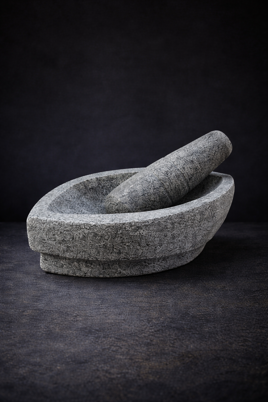 EZAHK (10 inch) Kalvam Stone Mortar and Pestle Set, UnPolished for Spices, Okhli Masher, Khalbatta Stone, Home Decor, Musal, Well Design for Kitchen, Home, Herbs  Big Size