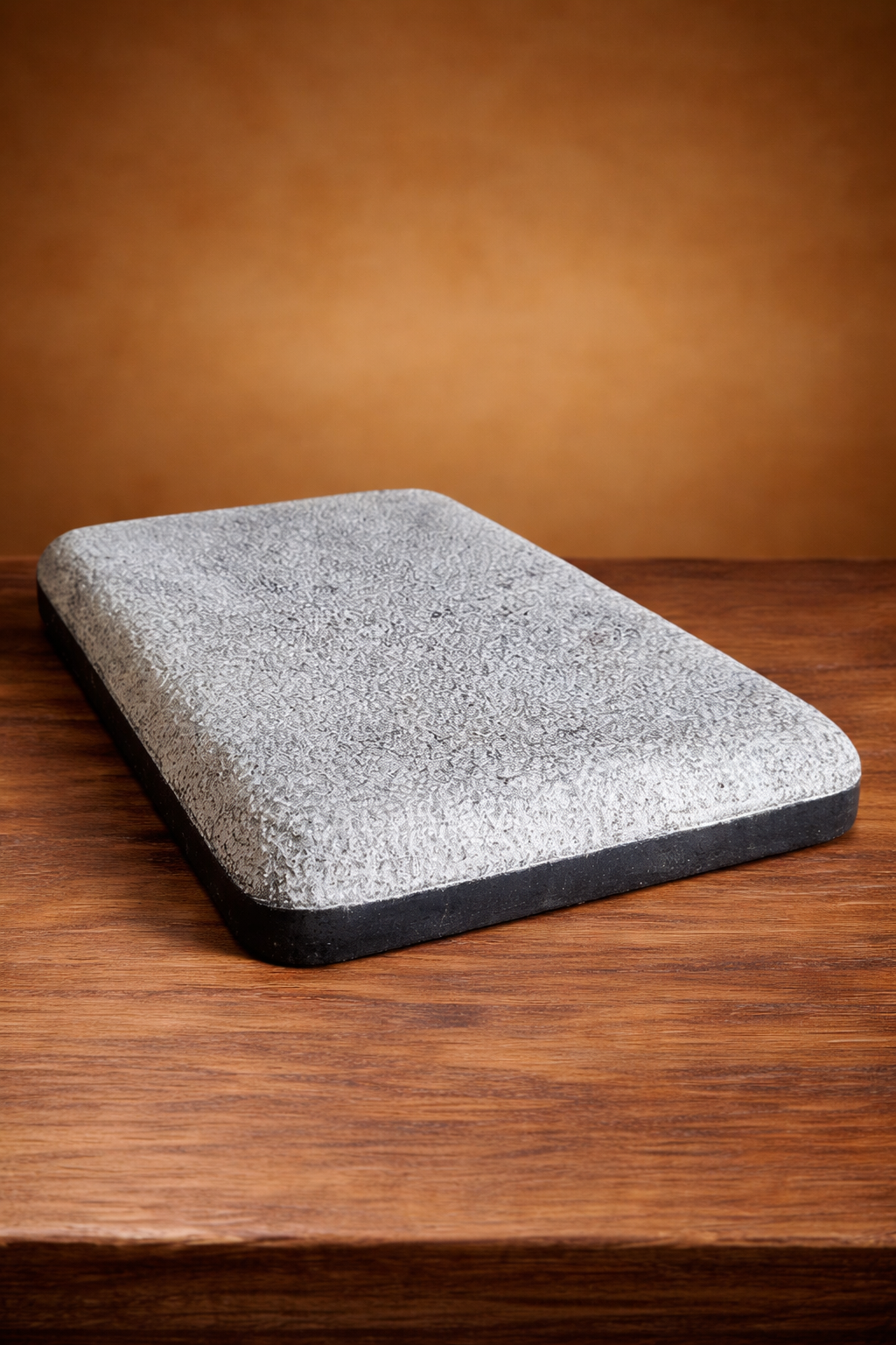 EZAHK Foot Cleaner Stone Bathroom Granite, Sandalwood,Chandan,Turmeric Grinding/Rubbing Stone (12x8 Inch)