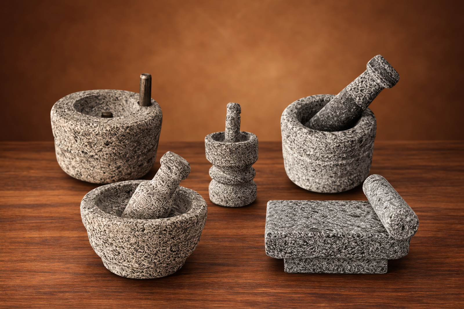 EZAHK Stone Miniature Kitchen Set for Kids (Set of 5)