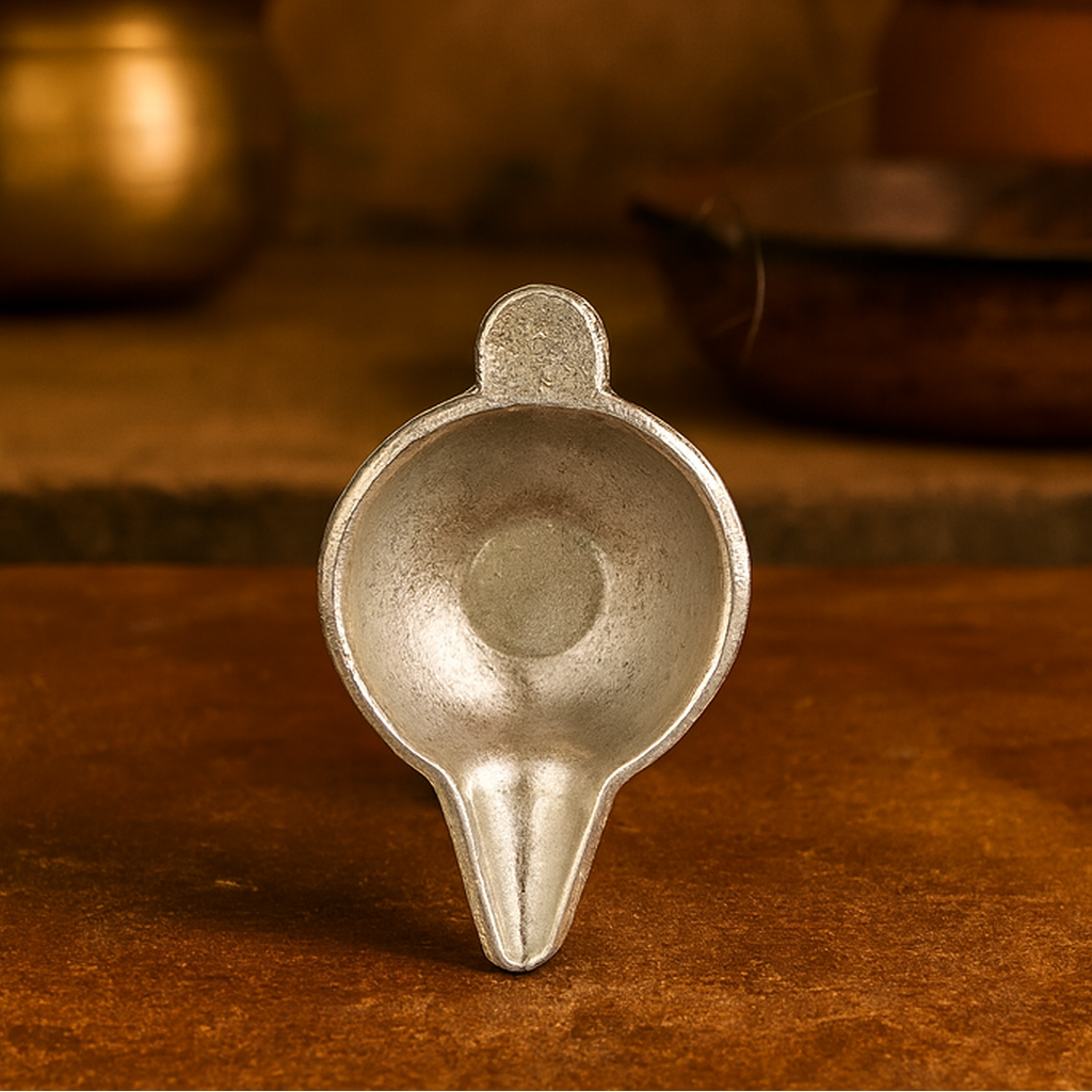 EZAHK Aluminum Paladai or Bondla for Born Babies to Feed (Silver) Pack of 1