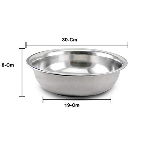 EZAHK Stainless Steel Multipurpose Basin Bowl/Basin Parat -30 Centimeter