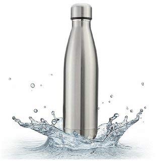 Steel Bottle Stainless Steel Water Bottle 500ml Thermosteel Bottles Metal Double Wall Vacuum Insulated Keeps Cold and Hot 24 Hours Flask for Men Women School Office Home Gym