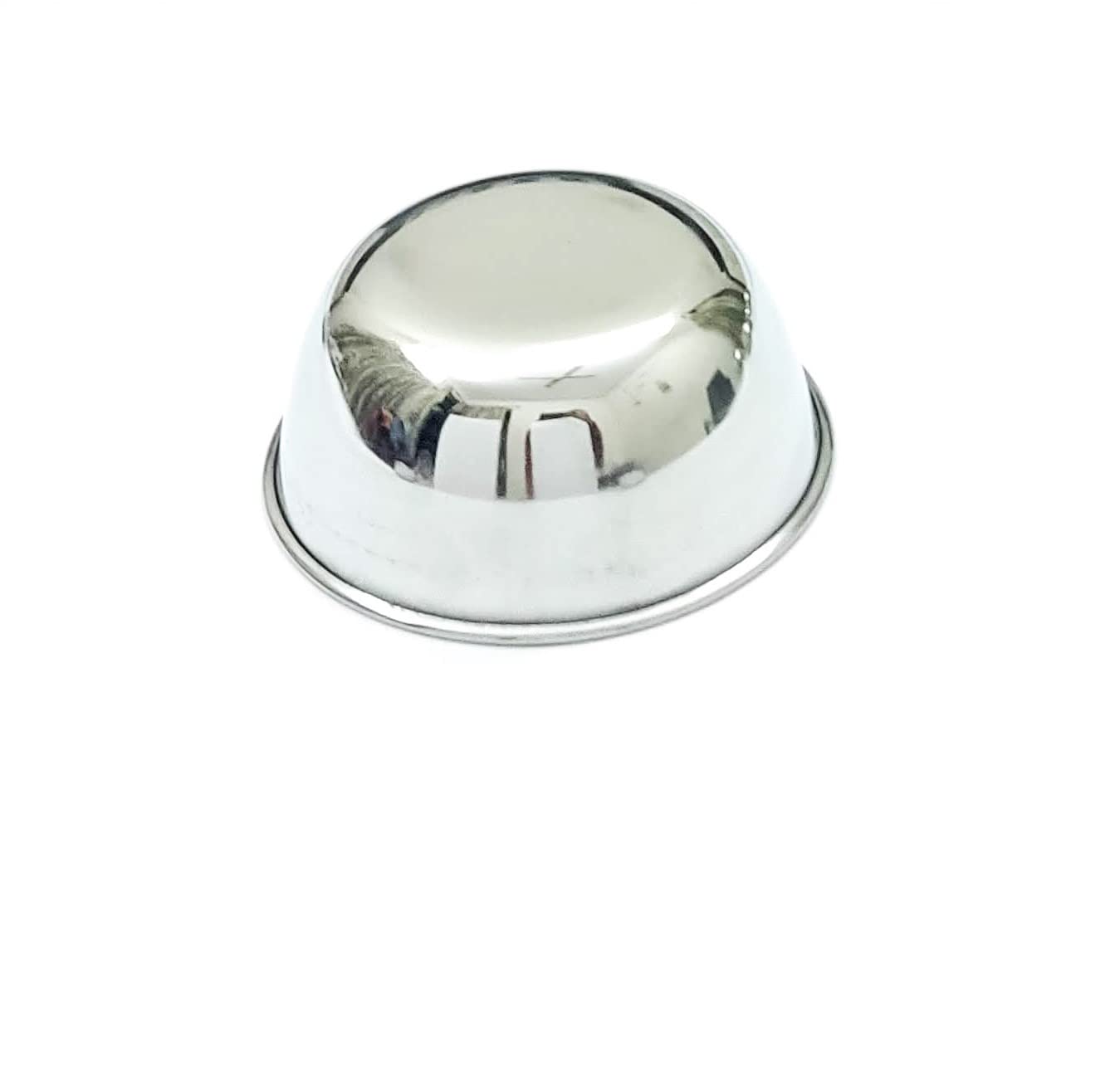 Stainless Steel Serving Bowl Set, Dinnerware Steel Solid Bowls, Mixing Bowl, Vati Or Katori Set, Kitchen & Dinning Items for Serving, Set of 6 Solid Bowl (Plain Bowl, 200 ml)