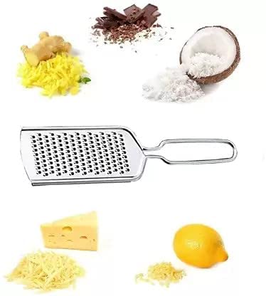 EZAHK Stainless Steel Vegetable Slicer, Carrot Grater, Cheese Grater, Ginger Grater, Garlic Grater Slicer Cutter for Kitchen