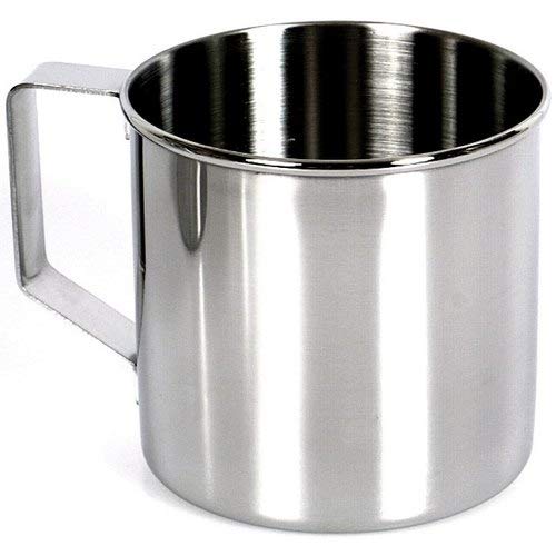 EZAHK Stainless Steel Mug/Jug for Kitchen/Outdoor, Silver (500 ml)