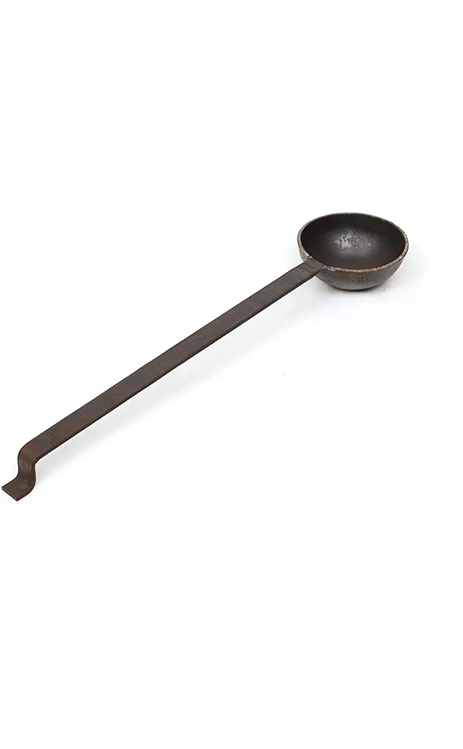 EZAHK  Iron Tadka Pan/Fry Pan/thalipu karandi with Handle Loha/Lokhand/ (10cm) 3mm Thickness (Long Handle)