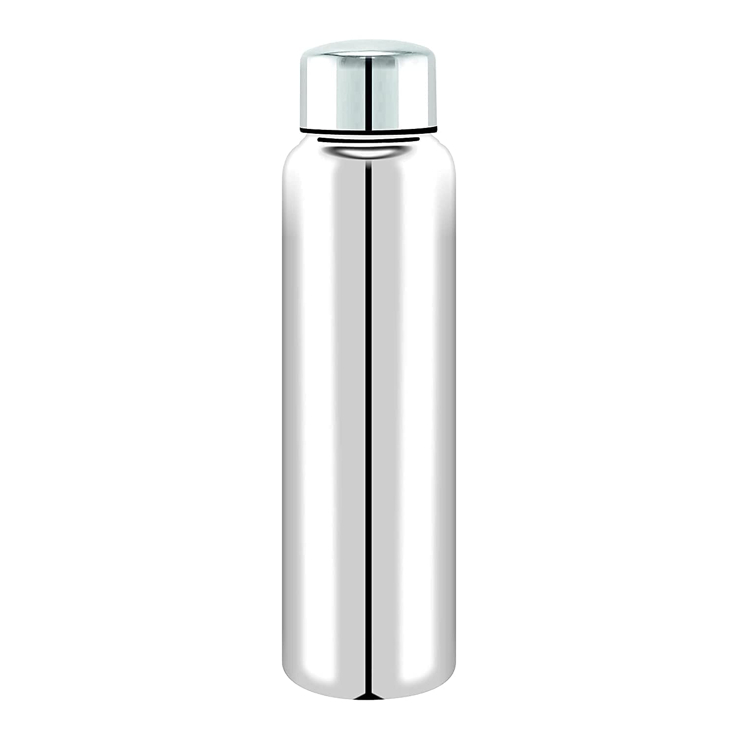 EZAHK  1 Litre Each, Assorted | BPA Free | 100% Leak Proof | Office Bottle | Gym Bottle | Home | Kitchen | Travel Bottle | Hiking | Treking Bottle (PACK OF 1)(SILVER)