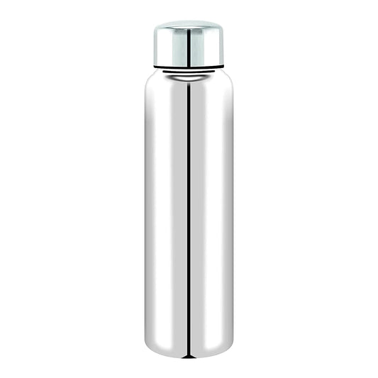 EZAHK  1 Litre Each, Assorted | BPA Free | 100% Leak Proof | Office Bottle | Gym Bottle | Home | Kitchen | Travel Bottle | Hiking | Treking Bottle (PACK OF 1)(SILVER)