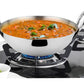 EZAHK 10 Inch Aluminium Kadhai | 2.5 Litre , (Size : 26 cm) Kadai with Handle for Kitchen , Silver