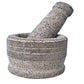 EZAHK Mortar and Pestle Set Well Design for Kitchen, Home (5 inch)