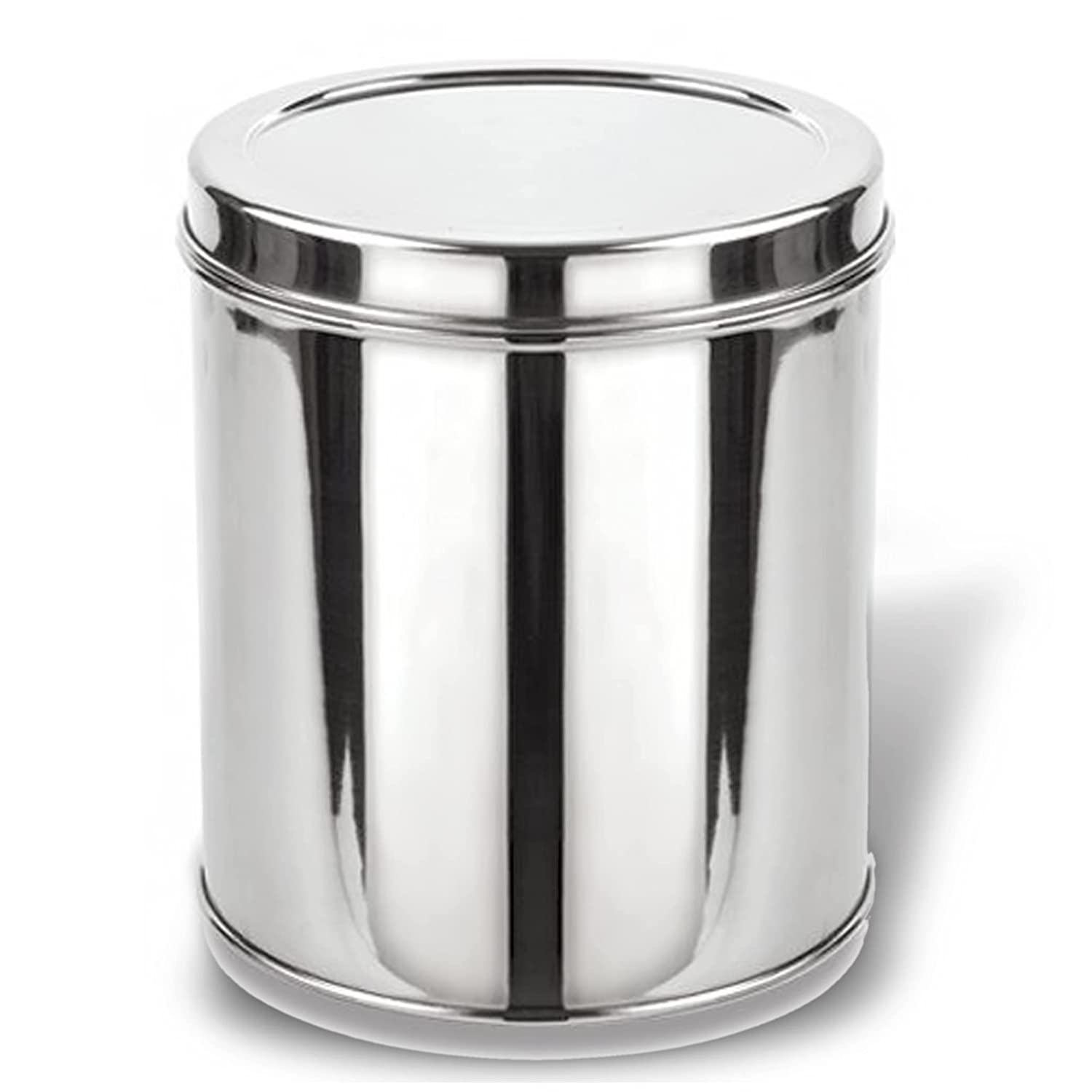 EZAHK Stainless Steel Storage Container for Kitchen Uses Deep Dabba, Mavu, Idli, Dosa (4.5 Litres)
