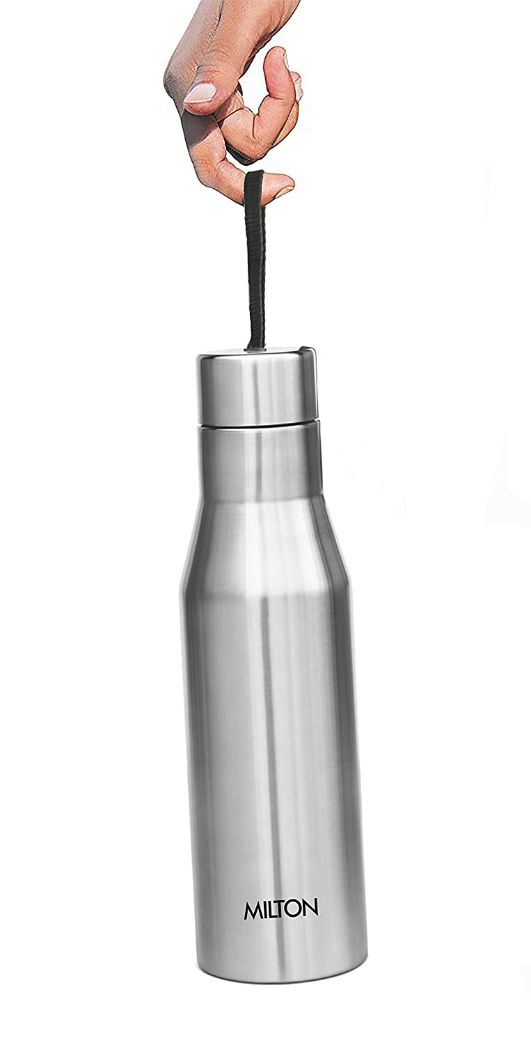 Stainless Steel Bottle, 1000 ml, Silver,Set of 1