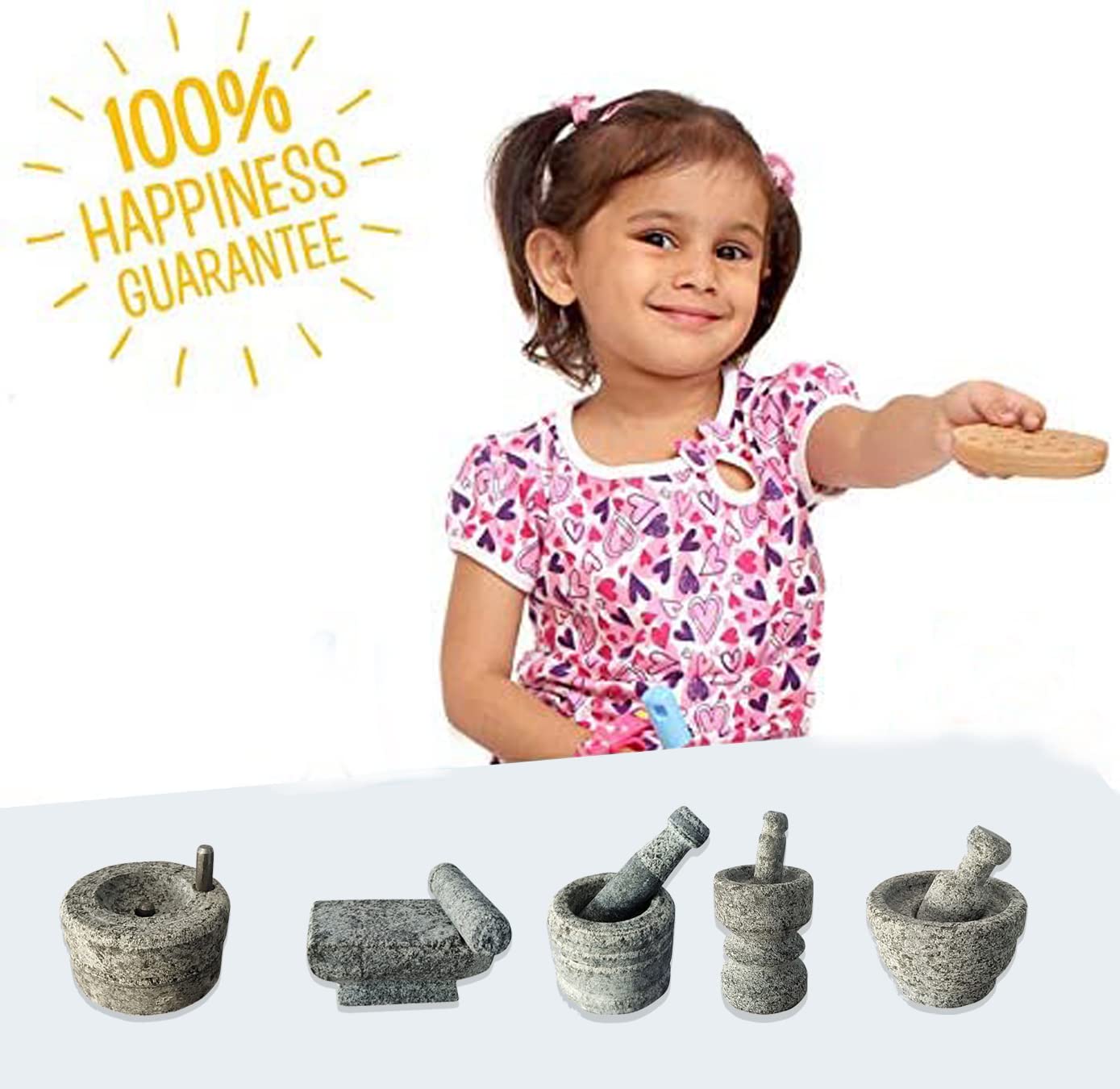 EZAHK Stone Miniature Kitchen (Set of 5)