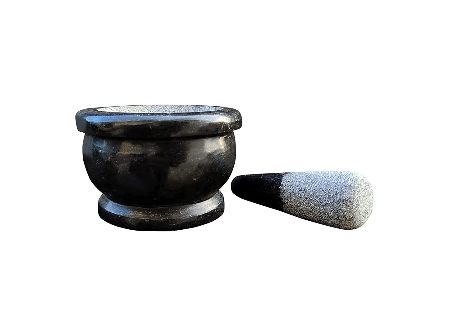 EZAHK Stone Mortar and Pestle Set (5 inch)