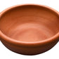 EZAHK Hand Made Clay Open Kadai/Pot for Curry Dal Cooking & Frying (Brown, 1.8 L)