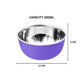 Stainless Steel Microwave Safe Bowls 6 Pieces Set (12cm, 6 Pieces Set)