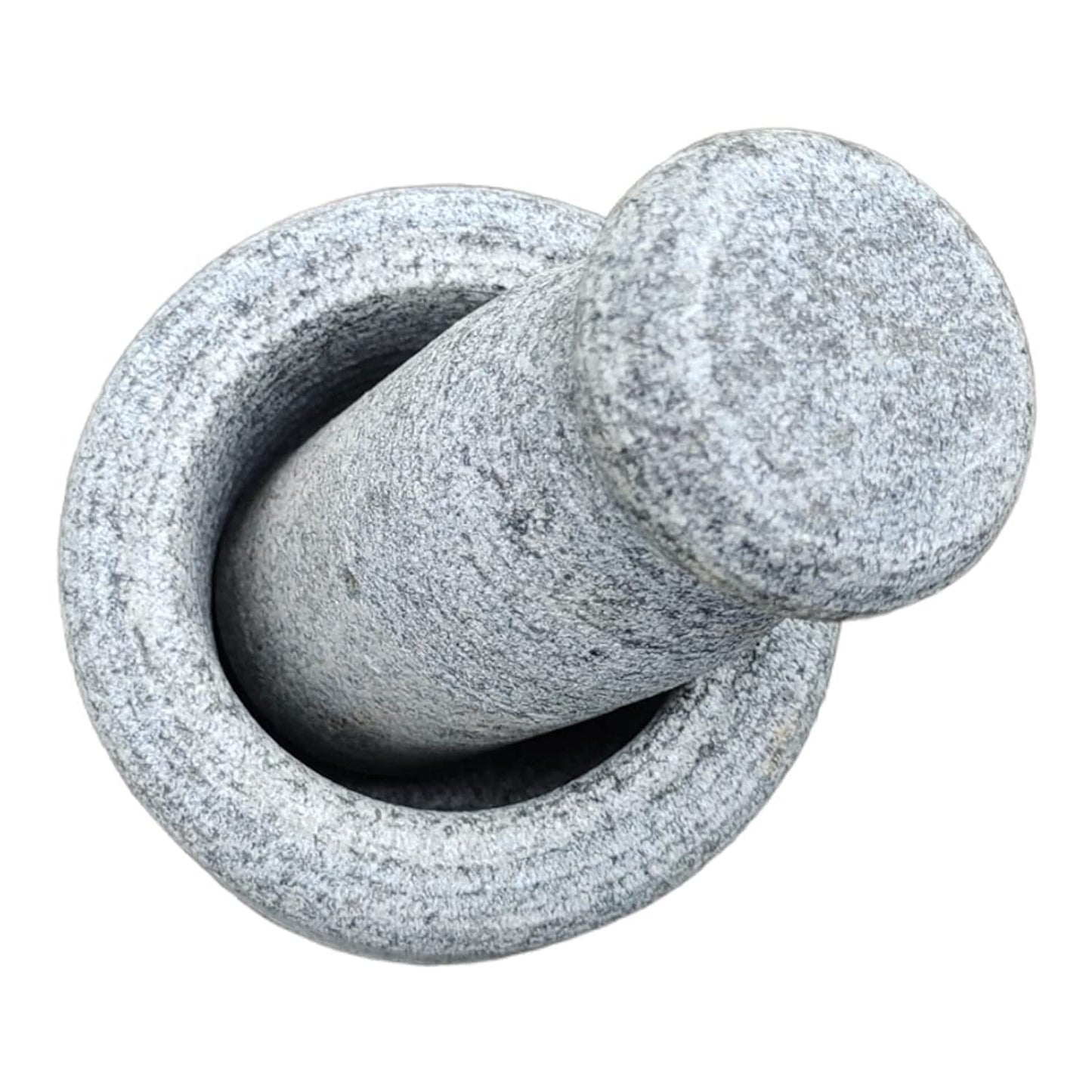 EZAHK Stone Mortar and Pestle Set (Small, 4 inch)