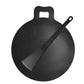 EZAHK Iron Dosa Tawa/ Iron Dosa Kallu Cookware/Large Size Dosa Iron Tawa - 14 Inch with Handle Export Quality (Black)