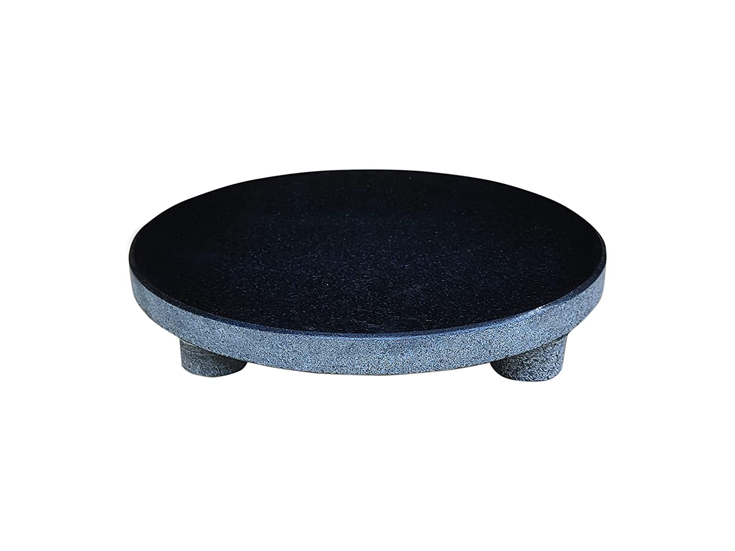 Granite Roti EZAHK Heavy Duty Granite Roti/Chakla/Chapati/Maker (10 inch 2.5kg, Bla ...