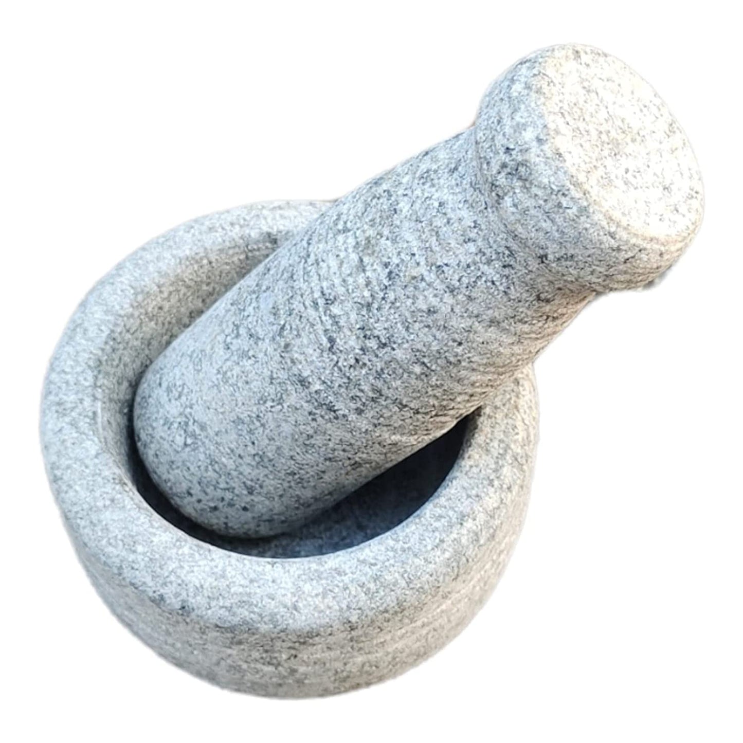 EZAHK Stone Pestle and Mortar Set (4 inch) Small Size