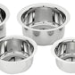 EZAHK Premium Stainless Steel Heavy Gauge Dinner Plate / Kumcha Plate / Thali Plate Set ( 2 Pieces; 27.4 cm Dia)