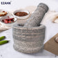 EZAHK Mortar and Pestle Set Well Design for Kitchen, Home (5 inch)