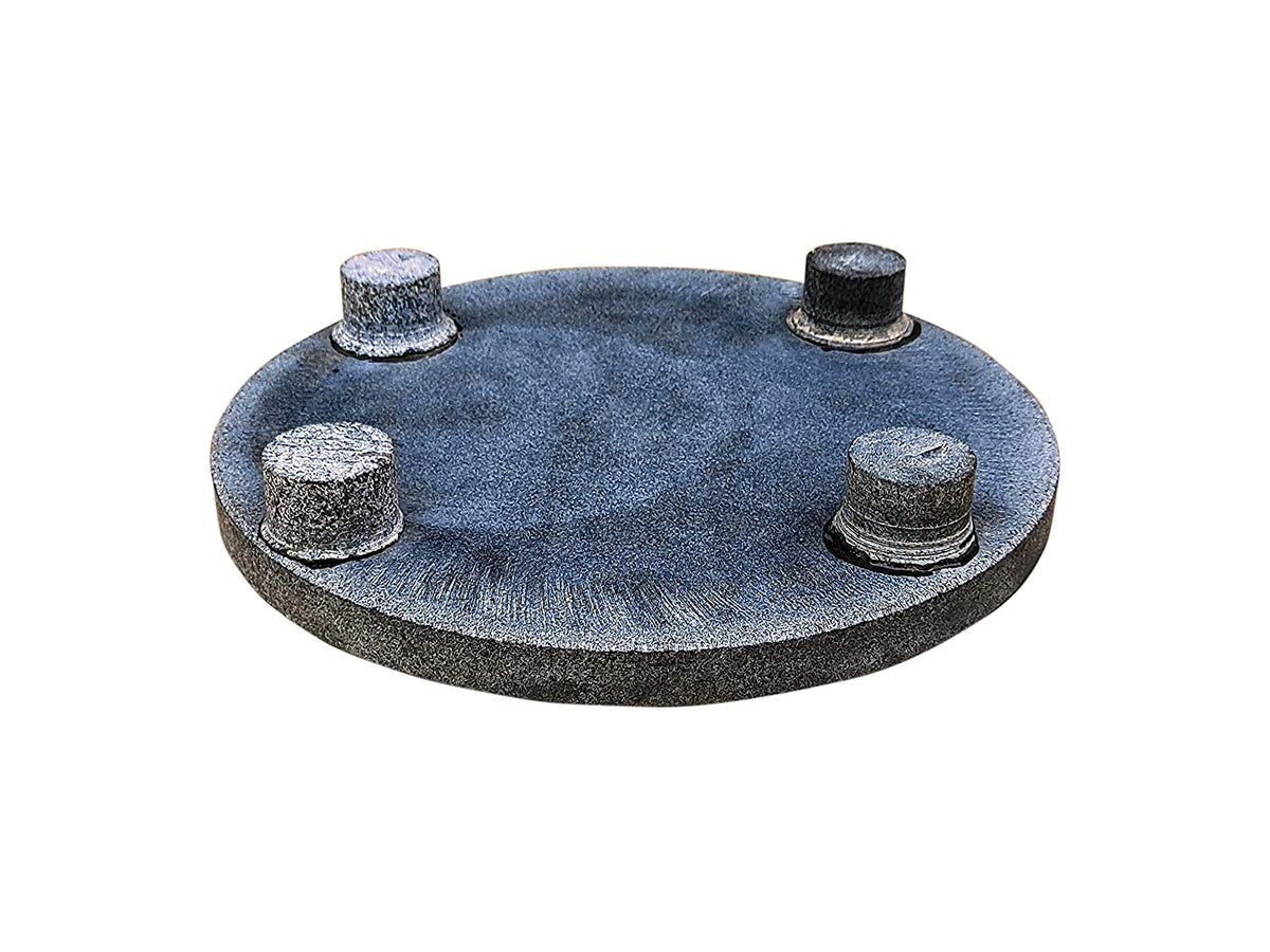 Granite Roti EZAHK Heavy Duty Granite Roti/Chakla/Chapati/Maker (10 inch 2.5kg, Bla ...