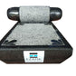 Pure Granite Ammikallu SIL Batta EZAHK Home Decor Natural Hand Grinder Mortar & Pestle (Length - 12 Inch, Width 8 Inch) Black