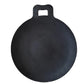 EZAHK Iron Dosa Tawa/ Iron Dosa Kallu Cookware/Large Size Dosa Iron Tawa - 14 Inch with Handle Export Quality (Black)