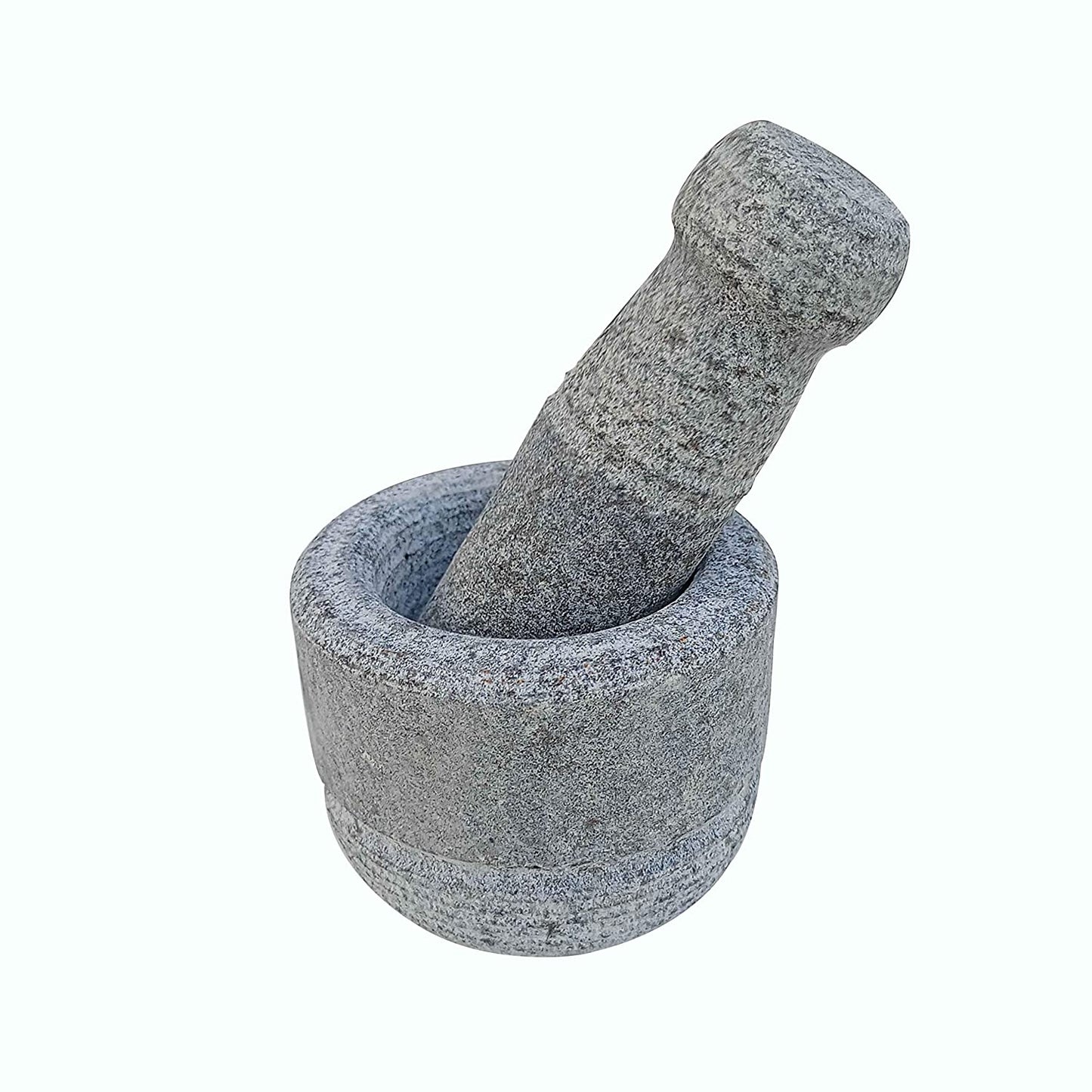 EZAHK Stone Mortar and Pestle Set (Small, 3 inch)