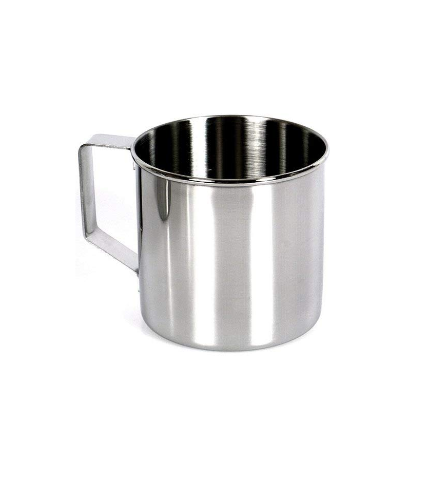 AZKAR Stainless Steel Mug/Jug Multipurpose for Water, Milk and Useful for Kitchen/Outdoor, 500ML Silver