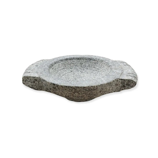 EZAHK Bowl Urli Table Accents for Decoration | Urli Bowl for Home Decor | Gift Item Table Decorative Showpiece(8 inch), Weight - 1.7Kg, Grey