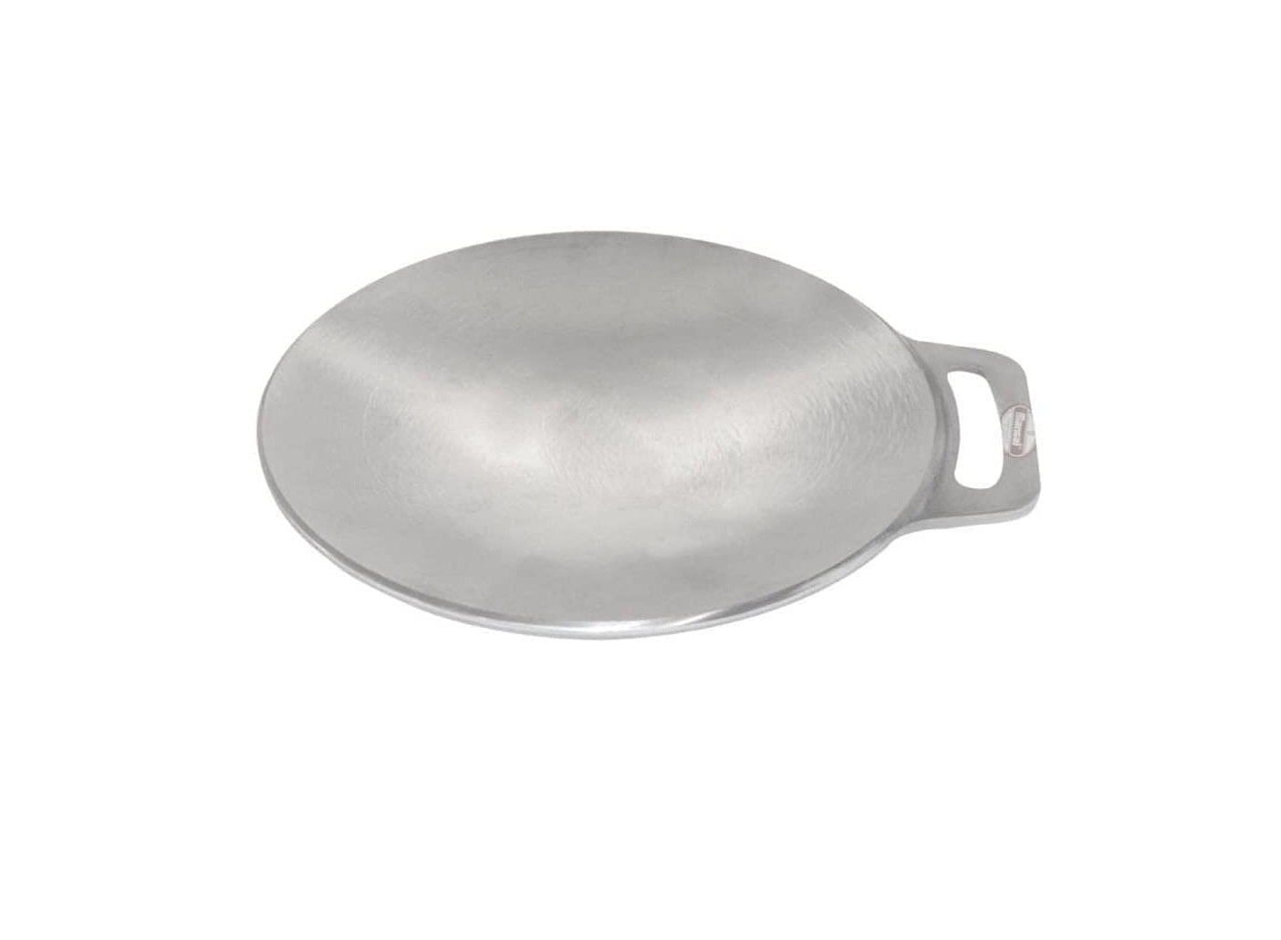 EZAHK Indolium Dosa Kallu, Indolium Polished Dosa Tawa Making Best Dosai, Single Handle, Dishwasher Safe, Concave Base for Stove Top, Low Oil Usage, Size (1.2 Kg, 12 Inch) (Shiny Silver, Aluminium)